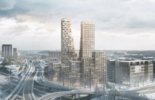 Il complesso sostenibile Nacka Port in Svezia progettato per generare nuova vita urbana