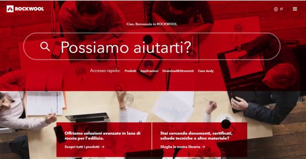 Un sito rinnovato che valorizza il brand