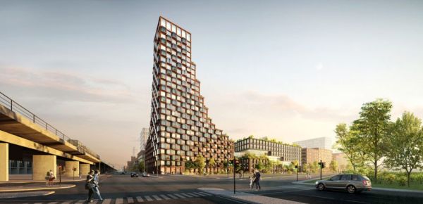 CPH Common House, il grattacielo realizzato con il riciclo dei materiali