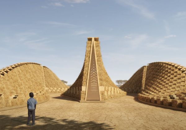 Moduli in legno e pareti di paglia per le scuole del Malawi