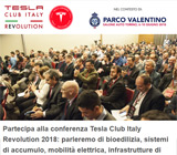 Partecipa alla conferenza Tesla Club Italy Revolution 2018