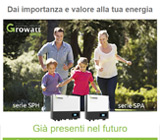 Sistemi di accumulo Growatt. Il successo del tuo risparmio 2