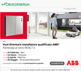 Partecipa al corso REACT 2 e diventa installatore qualificato ABB
