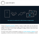 Con sonnen la cessione del credito diventa un’opportunità