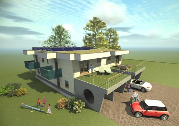 Solaria: prima CasaClima Oro nature con Climacustic 1