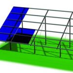 Modello ZENITH PLUS, sistema per pensiline e serre fotovoltaiche