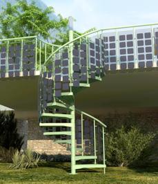 La scala fotovoltaica Techne Elios