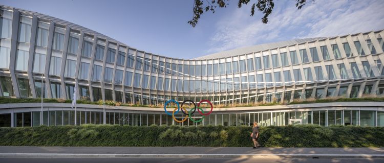 La facciata principale dell’Olympic House