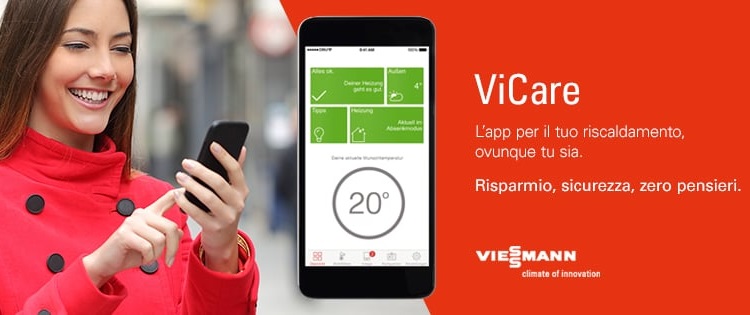 App ViCare per i sistemi di riscaldamento