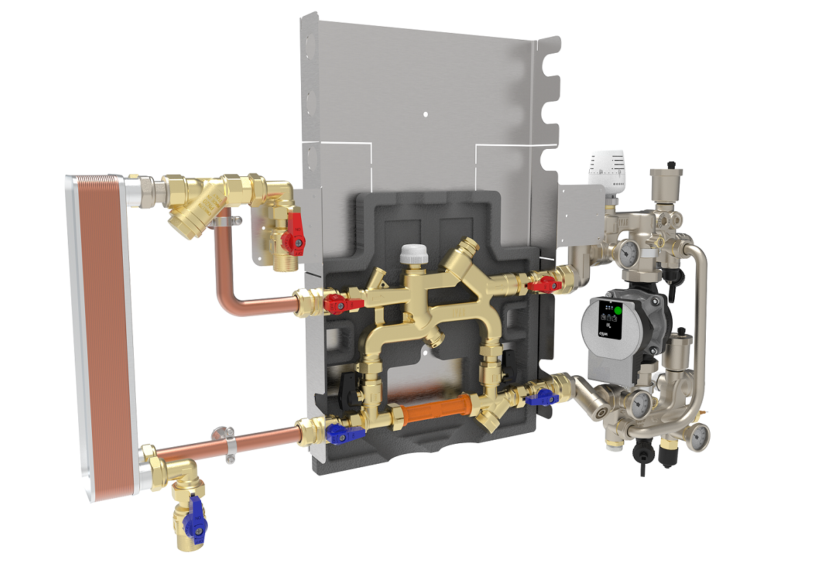 EQUIMETER: modulo di contabilizzazione a 3 vie per impianti a portata fissa 4