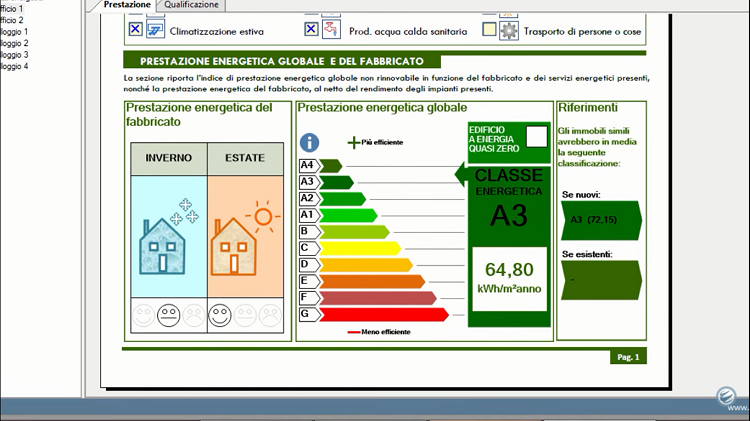 EC705 – Attestato energetico