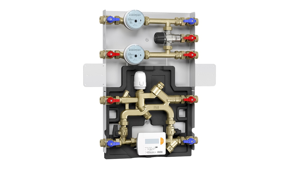 EQUIMETER: modulo di contabilizzazione a 3 vie per impianti a portata fissa 3