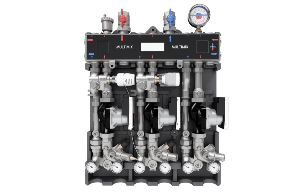 MULTIMIX: sistema compatto di distribuzione sottocaldaia