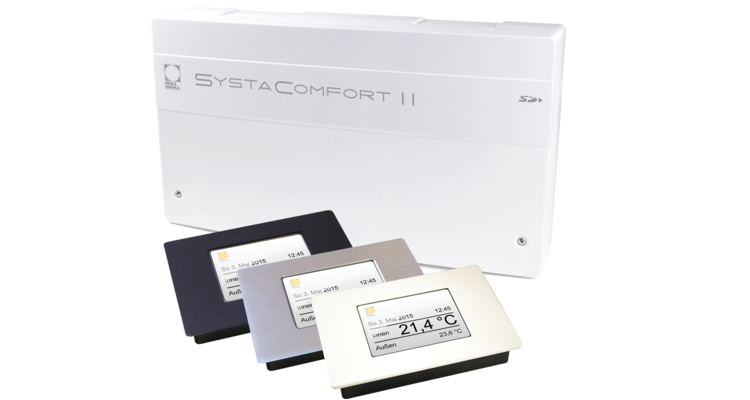 Regolazione per circuiti di riscaldamento/raffrescamento SystaComfort II S-Touch
