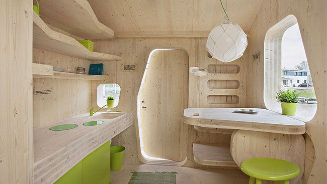 Tiny House Smart Student Unit, interno