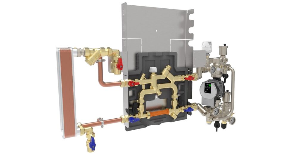 EQUIMETER: modulo di contabilizzazione a 3 vie per impianti a portata fissa