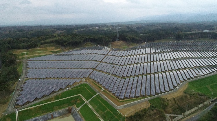 Completato il primo parco solare di BayWa r.e. in Giappone