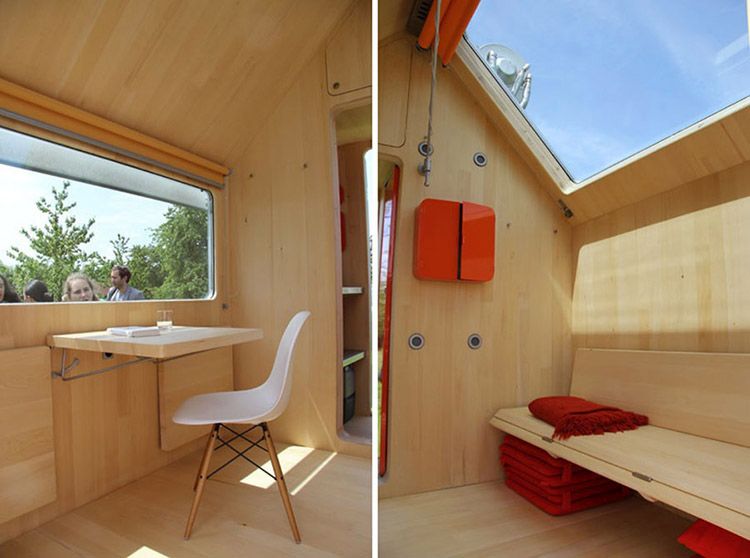 Tiny house Diogene, gli interni