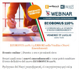 Ecobonus 110% – Webinar sulle soluzioni per tornare a vendere da subito