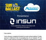 WEBINAR: SUN BALLAST presenta INSUN, l’innovativo software di progettazione!