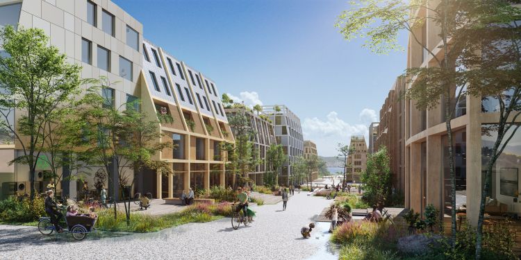 Progetto per la riqualificazione dei Docks di Bergen in Norvegia