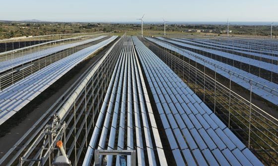 Solare a concentrazione + fotovoltaico, al via il primo impianto in Italia, in provincia di Trapani