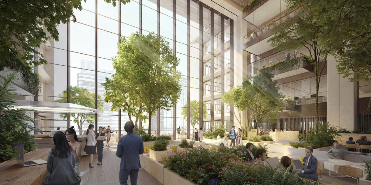 Interno Z6 Tower, edificio NZEB