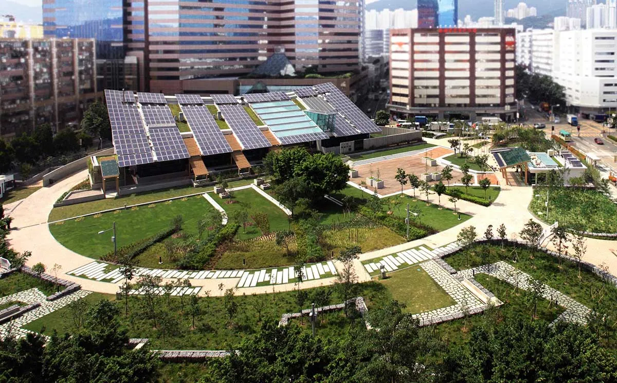 Edificio nzeb Zero Carbon Building (ZCB) di Ronald Lu & Partners
