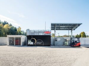 Lavori in corso al Centro competenze per l’idrogeno di Fronius