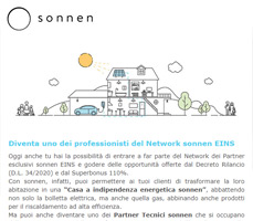 Unisciti al Network sonnen EINS e scopri le opportunità Superbonus 110%