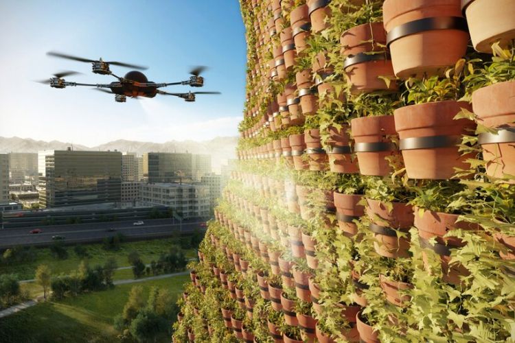 People’s Tower: droni per curare la salute delle piante