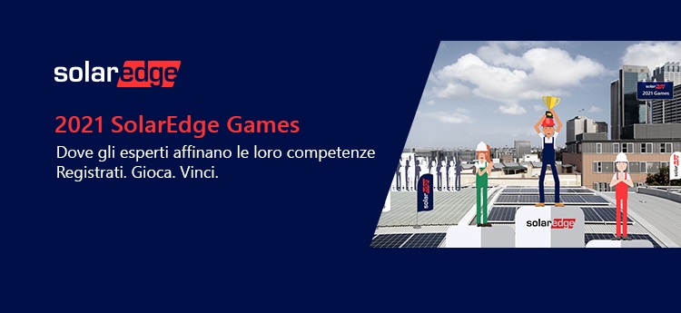 SolarEdge annuncia l’apertura dei SolarEdge Games 2021
