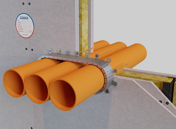 Collare antifuoco per attraversamenti di impianti AF Multicollar