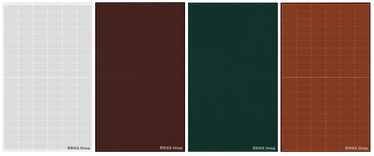 BISOL Spectrum: modulo fotovoltaico con celle e vetro colorati