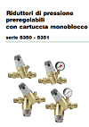 Scheda tecnica riduttore di pressione serie 5350