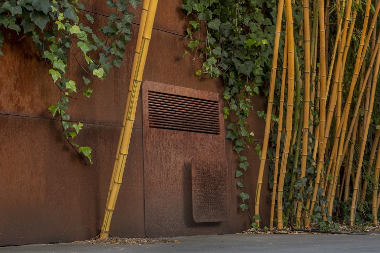 Pompa di calore a basso impatto estetico