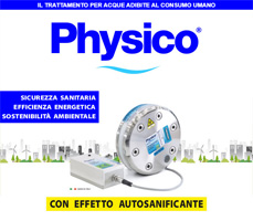 Physico: sanificazione permanente degli impianti idrici