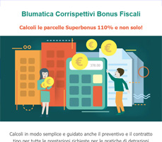 Per corrispettivi bonus fiscali scegli il software Blumatica