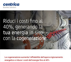 Riduci i costi dell’energia fino al 40% con la cogenerazione