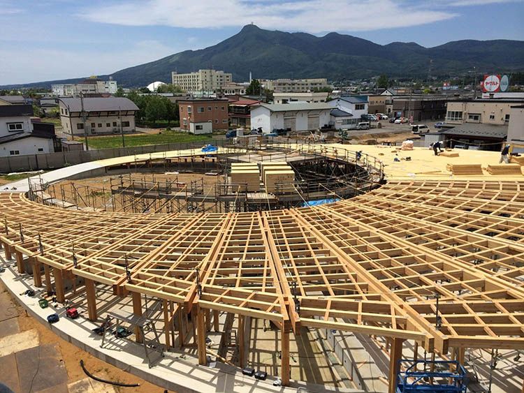 Yoshino Nursery School and Kindergarten: struttura in legno