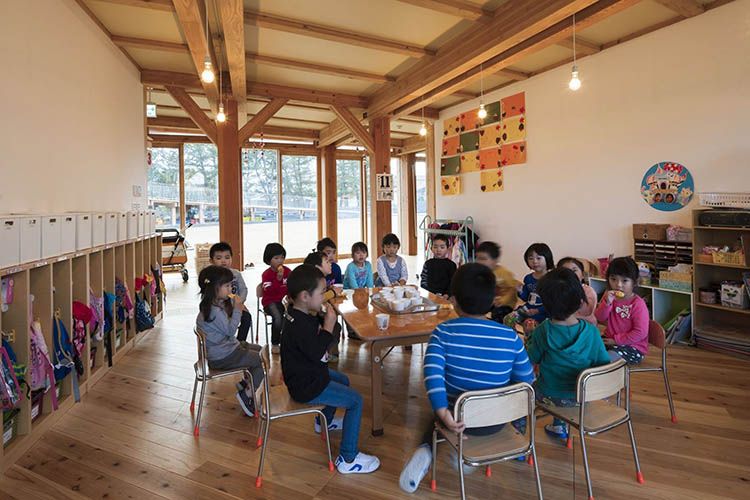 Yoshino Nursery School and Kindergarten: una delle aule