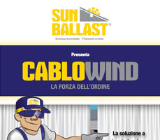 CABLOWIND: la soluzione a doppia funzione per l’alloggio dei cavi e la tenuta al vento