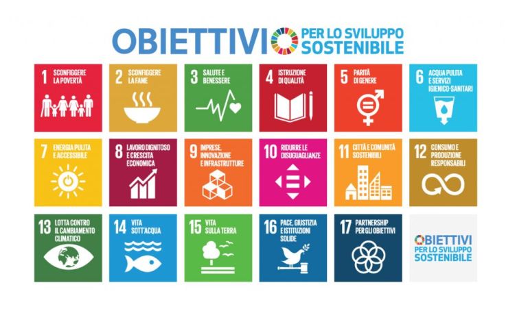 I 17 goals dell'Agenda 2030 per lo Sviluppo Sostenibile