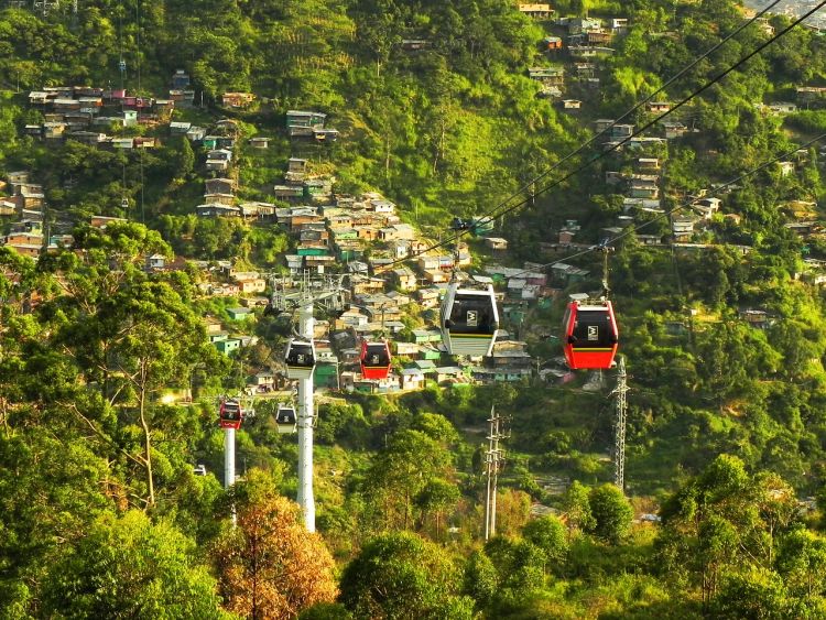 I corridoi verdi di Meddelìn in Colombia