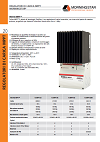 Scheda tecnica regolatori di carica Morningstar