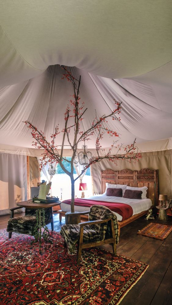 Interno del Glamping Canonici di San Marco