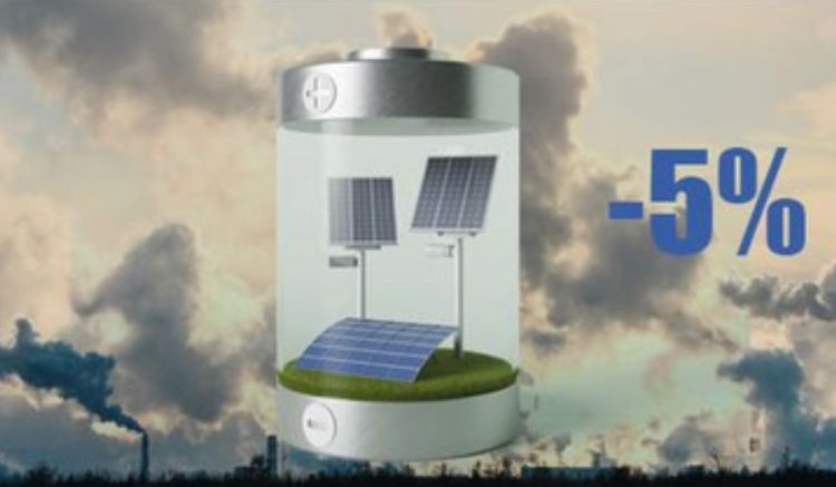 L'inquinamento può diminuire la resa dei pannelli fotovoltaici fino al5%