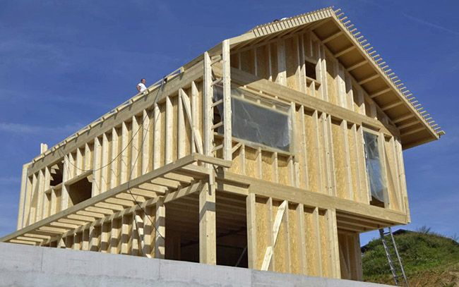Case in legno, Sistema costruttivo Platform frame