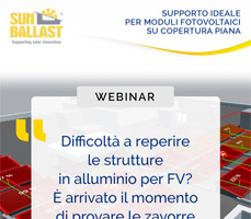Cerchi le strutture per FV? Sun Ballast c’è [Webinar]