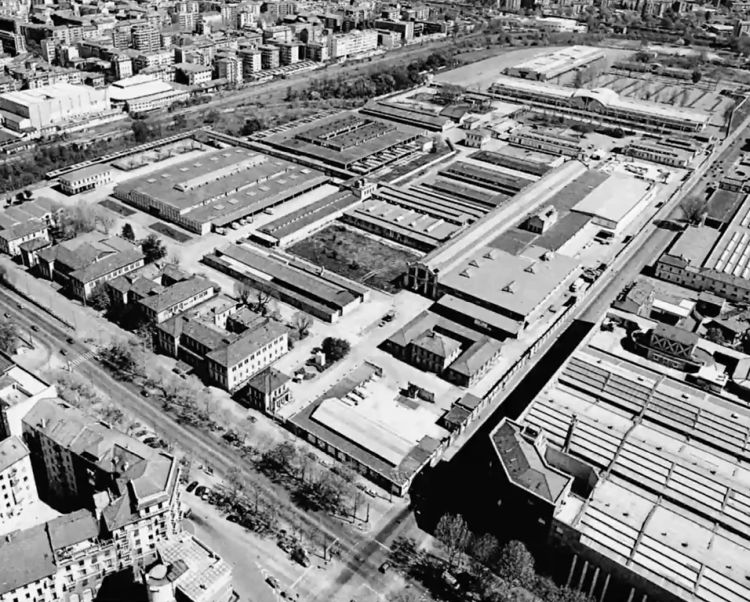 Milano, Foto storica della cittadella dei mercati generali 